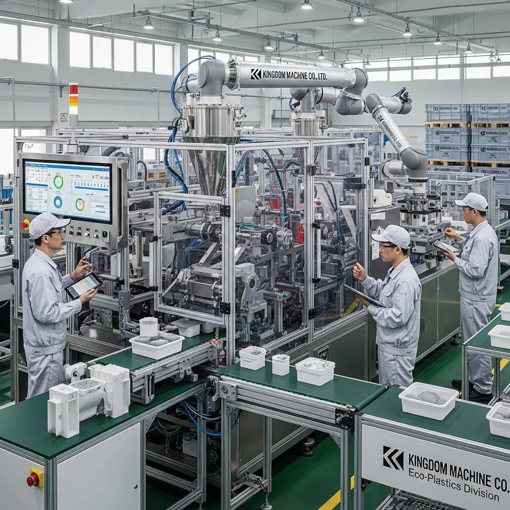 Advanced machinery from Kingdom Machine Co., Ltd. for producing eco-friendly plastics
