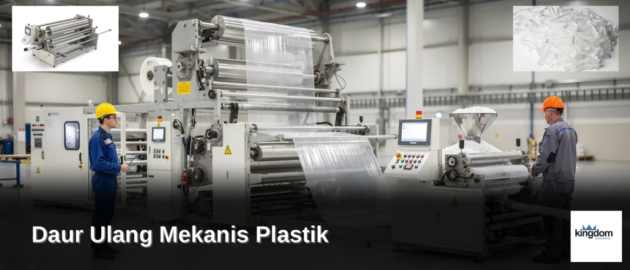 Kingdom Machine positions itself as an experienced market leader in recycling, particularly packaging film recycling