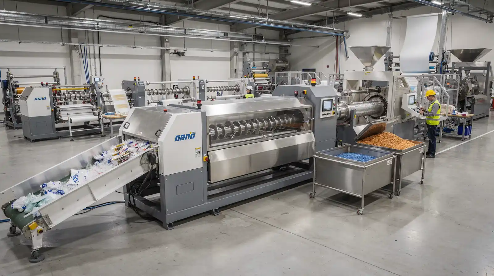 Recycling plastic reduces the volume of waste accumulating in landfills.; Kingdom Machine operates